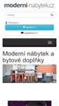 Mobile Screenshot of moderni-nabytek.cz